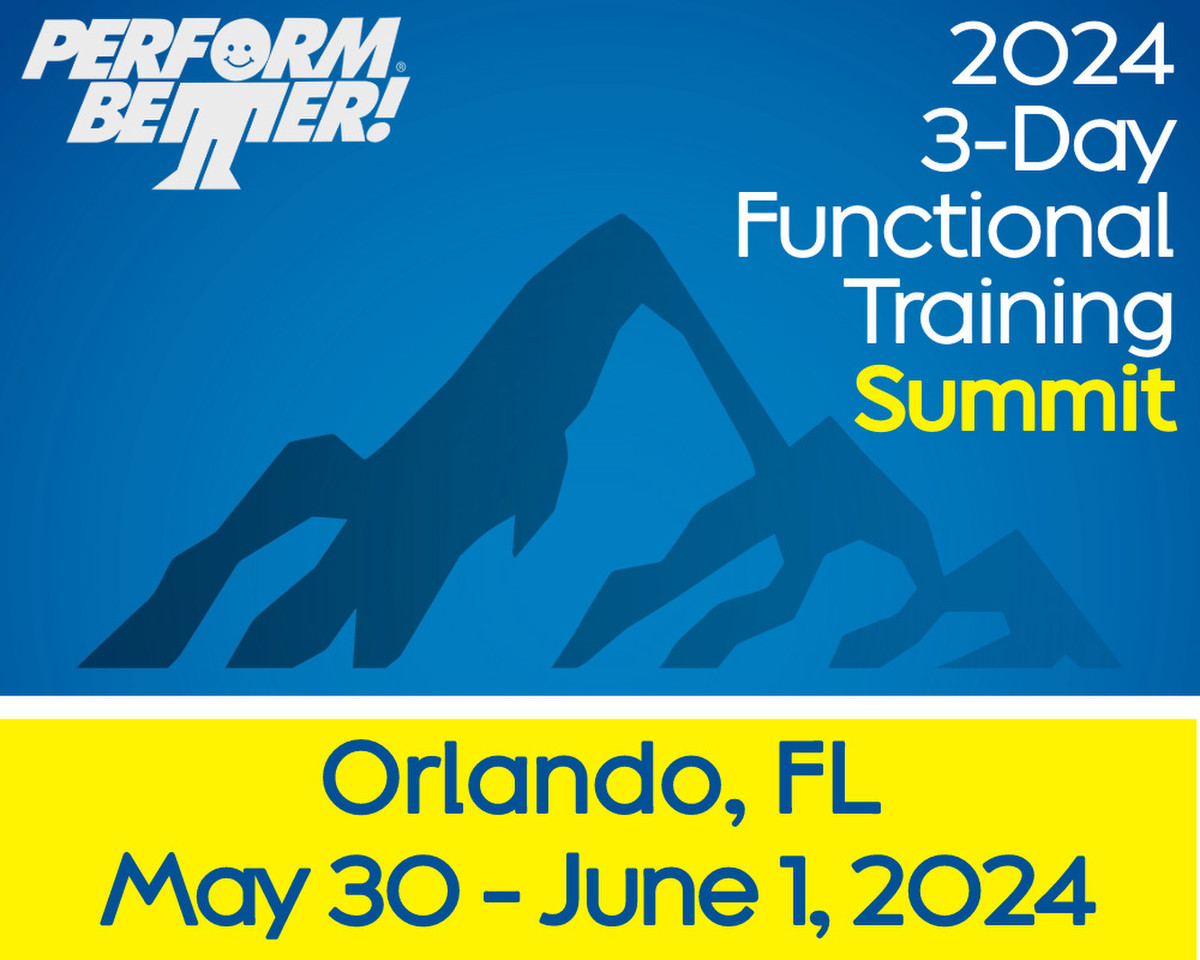 2024 Three Day Functional Training Summit in Orlando, FL Image 1